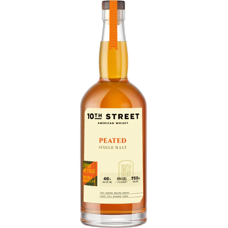 10th Street \'Peated\' Single Malt American Whiskey