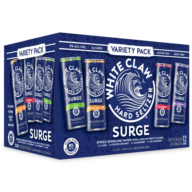White Claw Surge Variety No 1 12oz 12 Pack Can