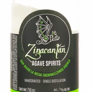 Zinacantan Papalometl en Cuero agave spirit de Tochimiltzingo Puebla MM Fabiola Torrez Monfil 750ml