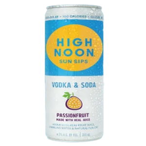 High Noon Vodka & Soda Passionfruit 12oz 4-Pack Can (DNO P2)
