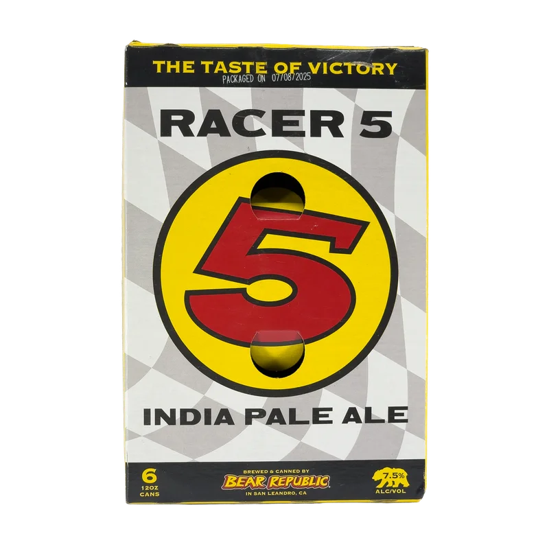 Bear Republic Brewing Co. \'Racer 5\' West Coast IPA Beer, California